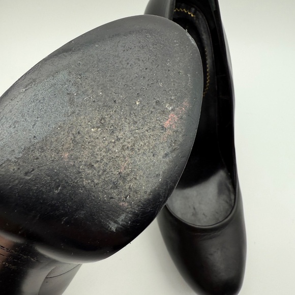 YSL PLATFORM ROUND TOE PUMPS SIZE 40.5 - Picture 6 of 6